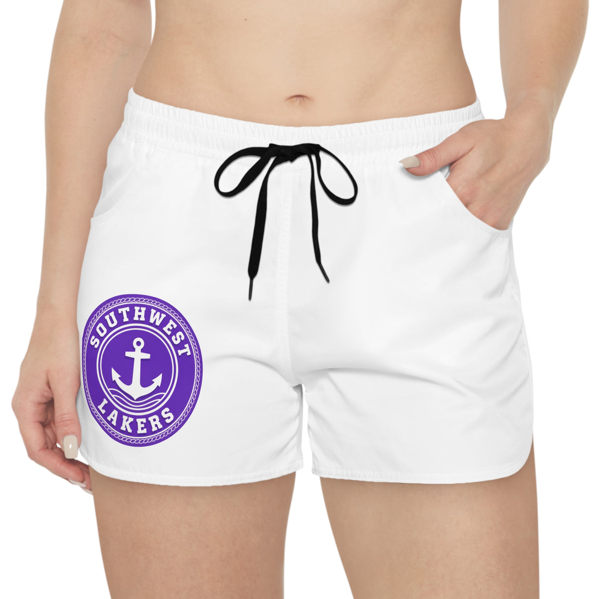Minneapolis Southwest Lakers Women's Casual White Shorts