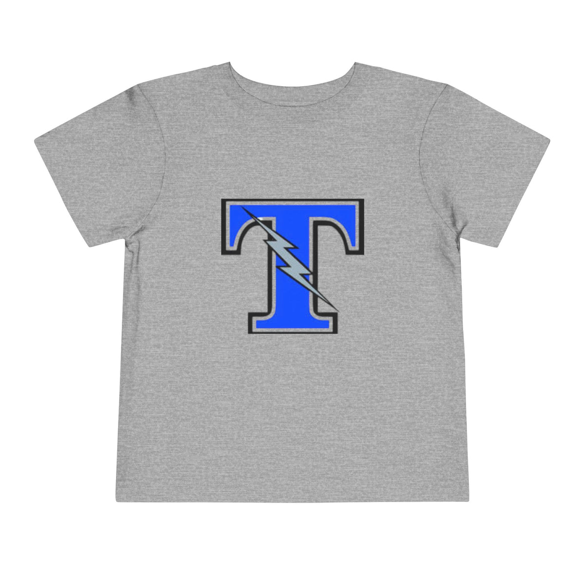 Tartan Titans Toddler Short Sleeve Tee - Fun Lightning Bolt Design