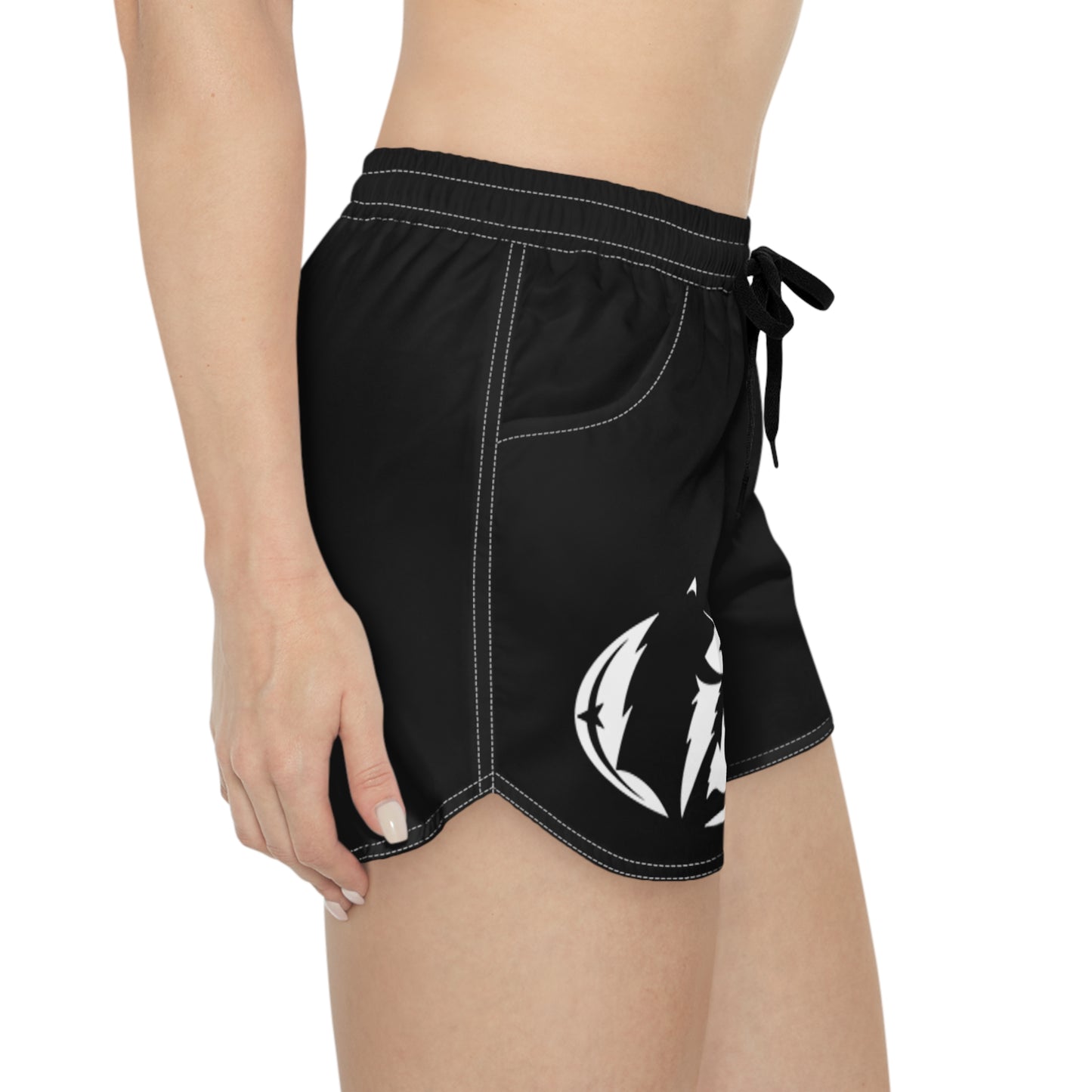 Roseville Raiders Women's Casual Black Shorts