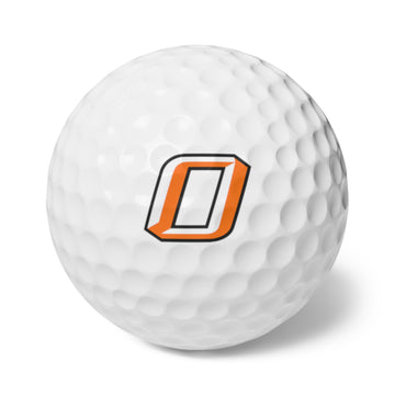 Osseo Orioles Golf Balls Set - 6 Pack with Unique Design for Golf Enthusiasts