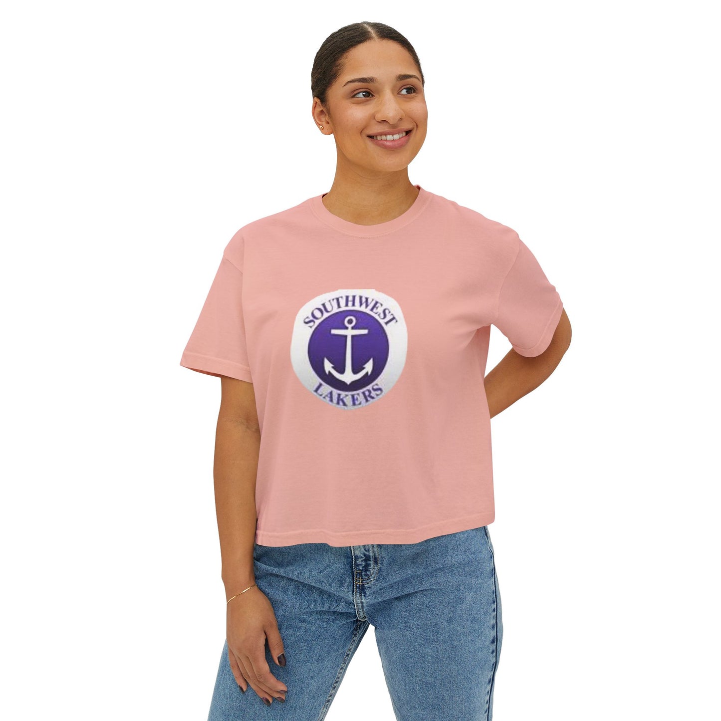 Minneapolis Southwest Lakers Women's Boxy Tee - Casual Summer Vibe