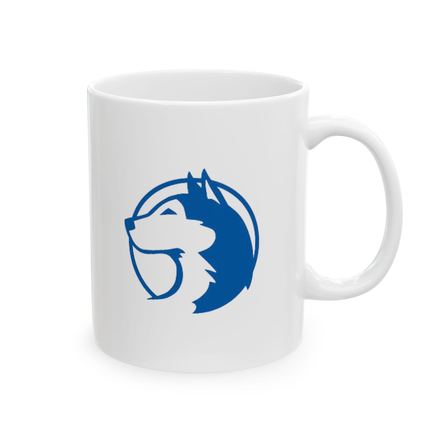 Saint Anthony Huskies Ceramic Mug - Perfect for Coffee Lovers