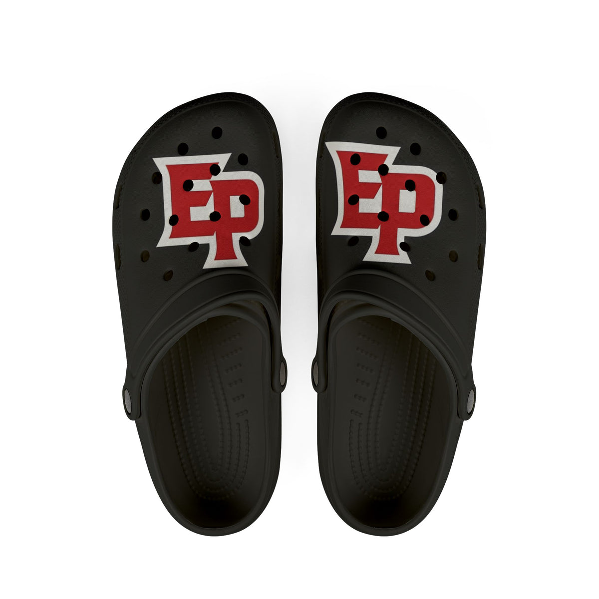 Eden Prairie Eagles Black Stylish EVA Foam Rubber Clogs