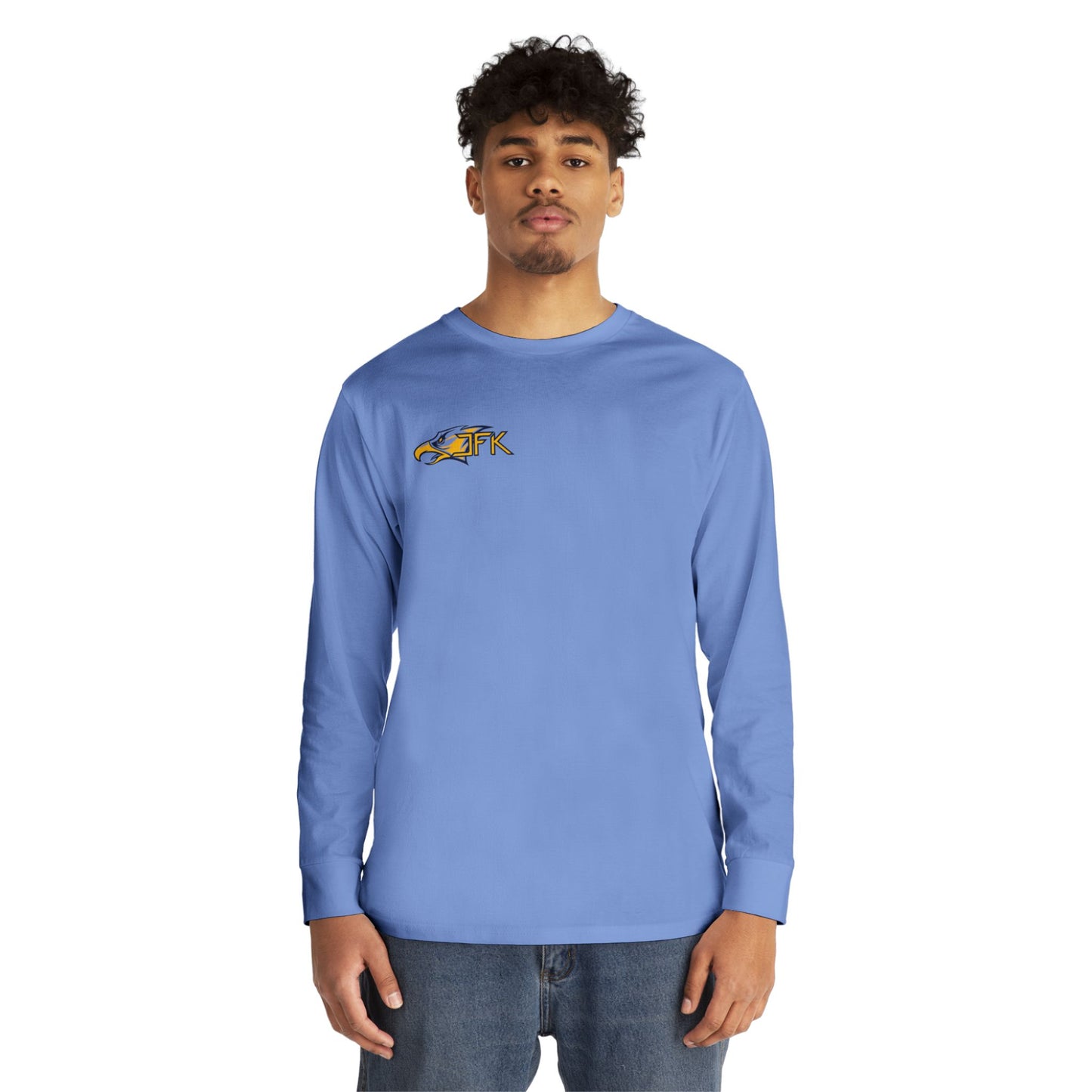 Bloomington Kennedy Eagles Casual Long Sleeve Crewneck Tee - Perfect for Everyday Wear