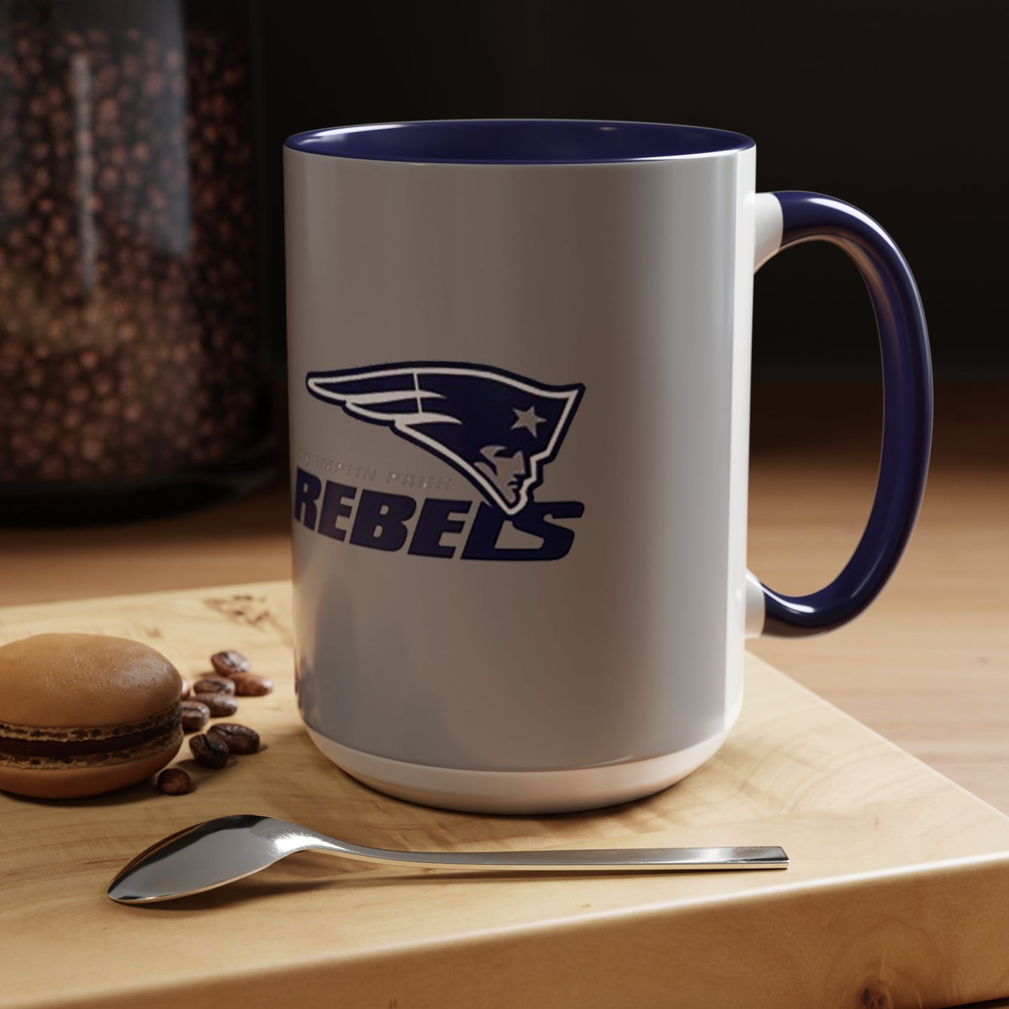 Champlin Park Rebels Accent Coffee Mug - Stylish 15oz or 11oz