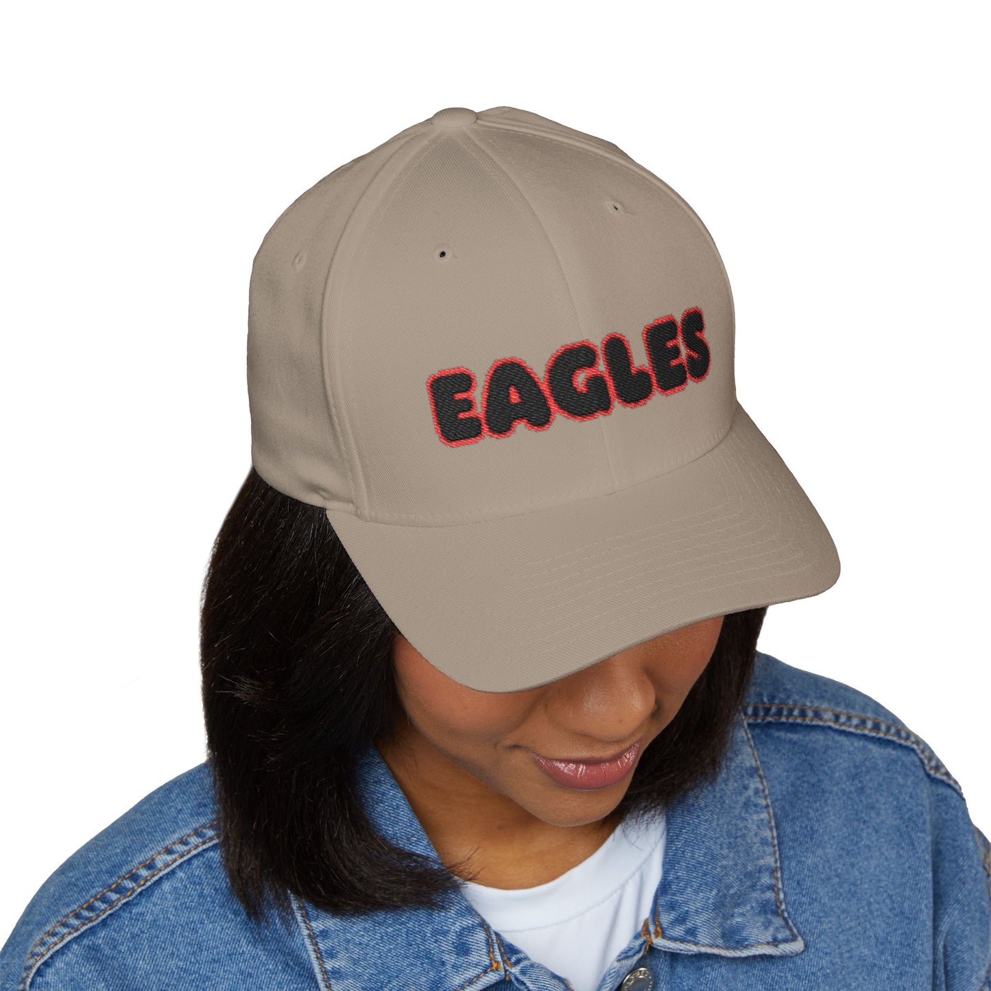Eden Prairie Eagles Bubble Logo Embroidered Cap