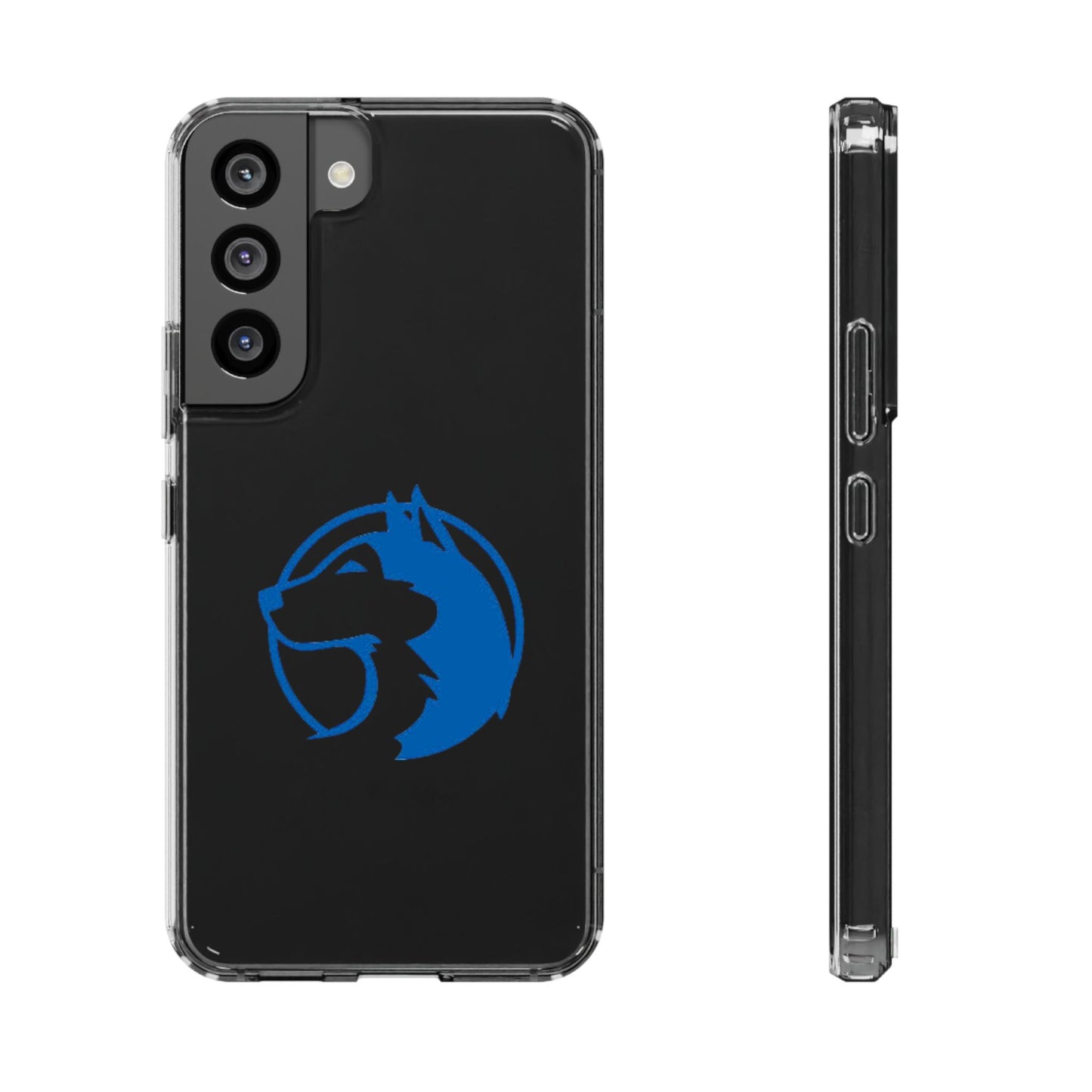 Saint Anthony Huskies Clear Phone Case