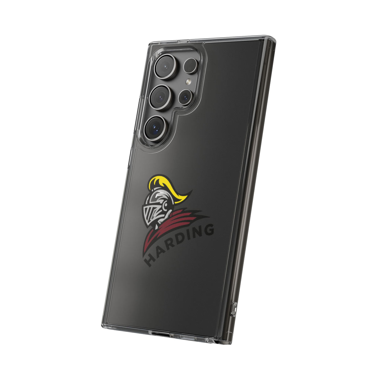 Clear Phone Case with Harding Logo