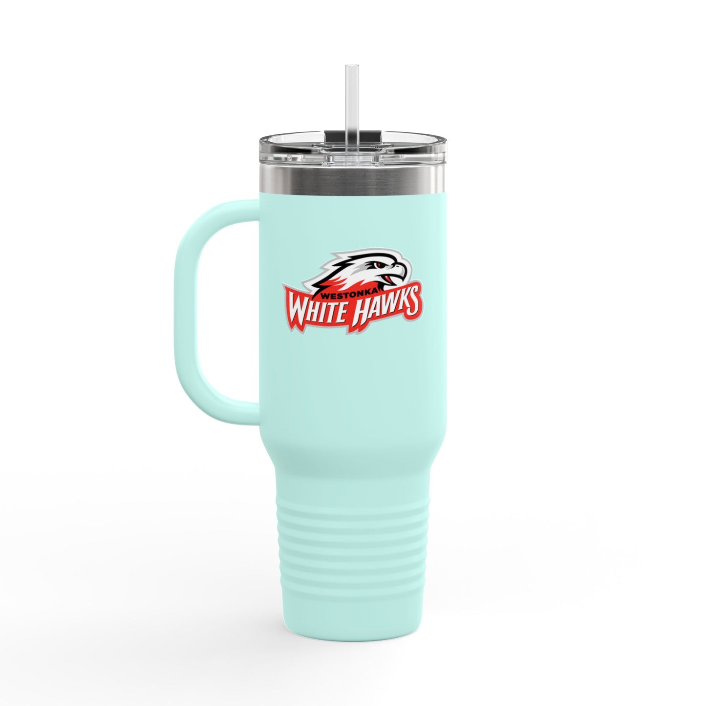 Mound Westonka White Hawks Insulated Travel Mug, 40oz