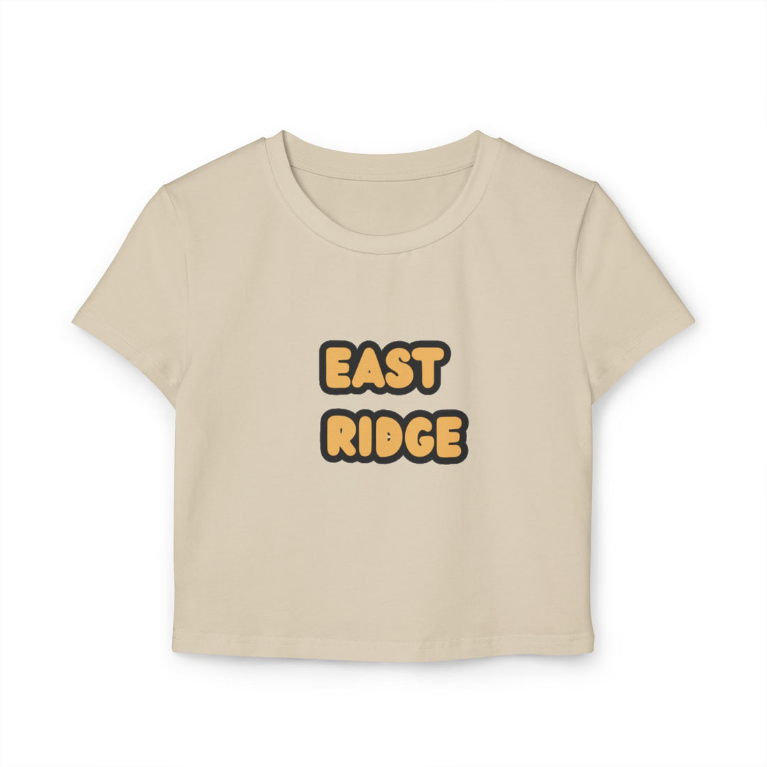 East Ridge Raptors Women’s Baby Tee - Retro Graphic Top for Casual Vibes