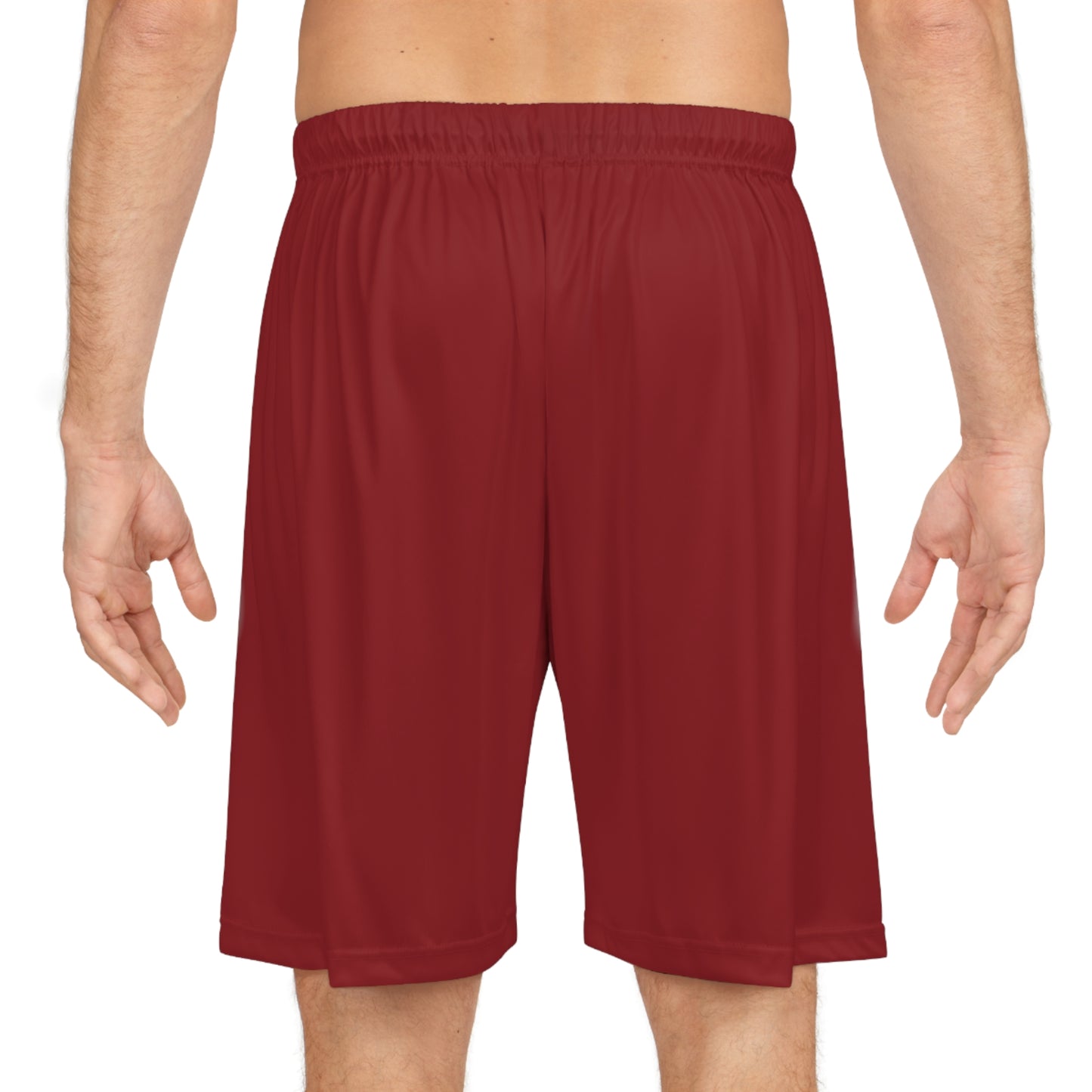 Maple Grove Stylish Crimson Basketball Shorts - Perfect for Sports Lovers
