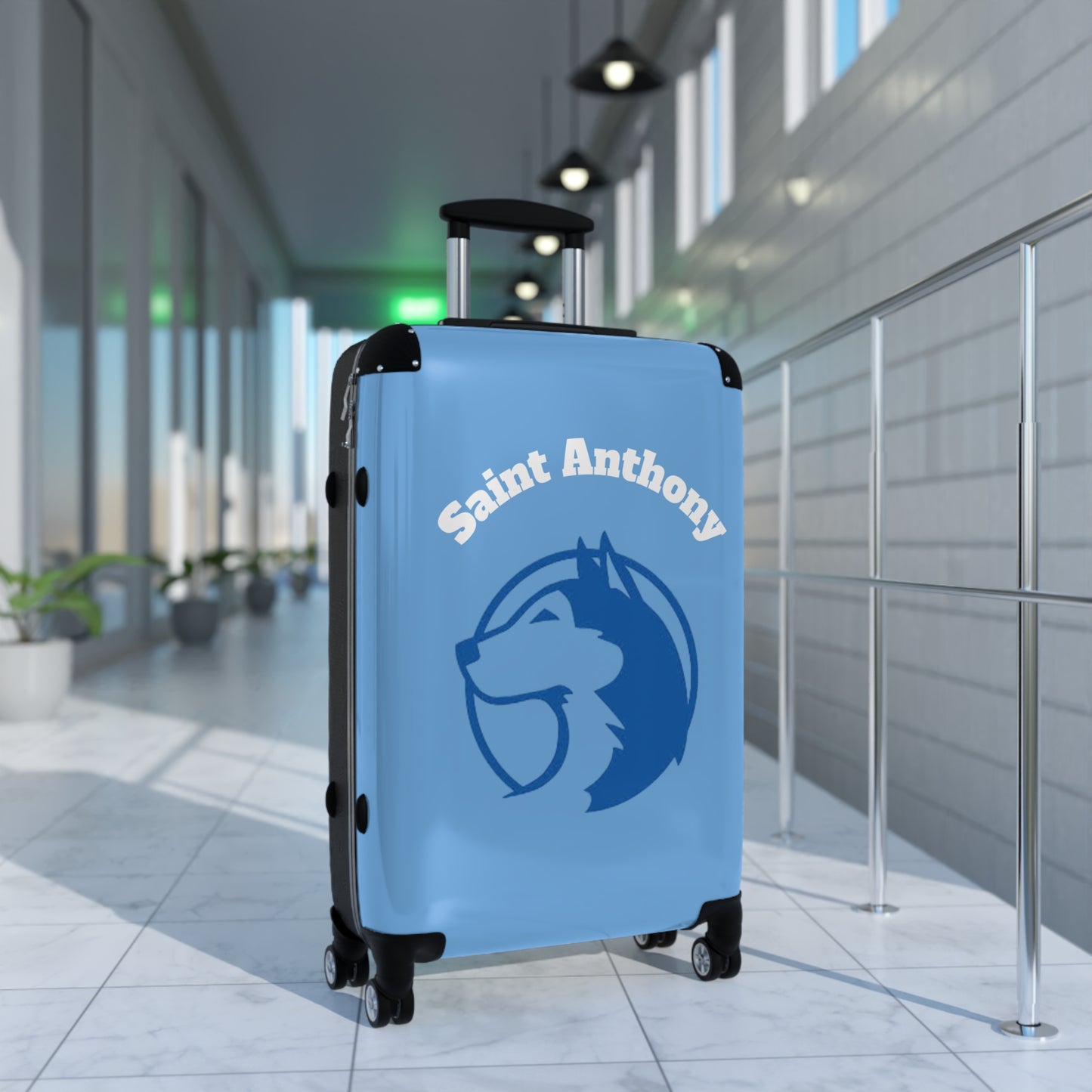 Saint Anthony Huskies Carry-On Suitcase