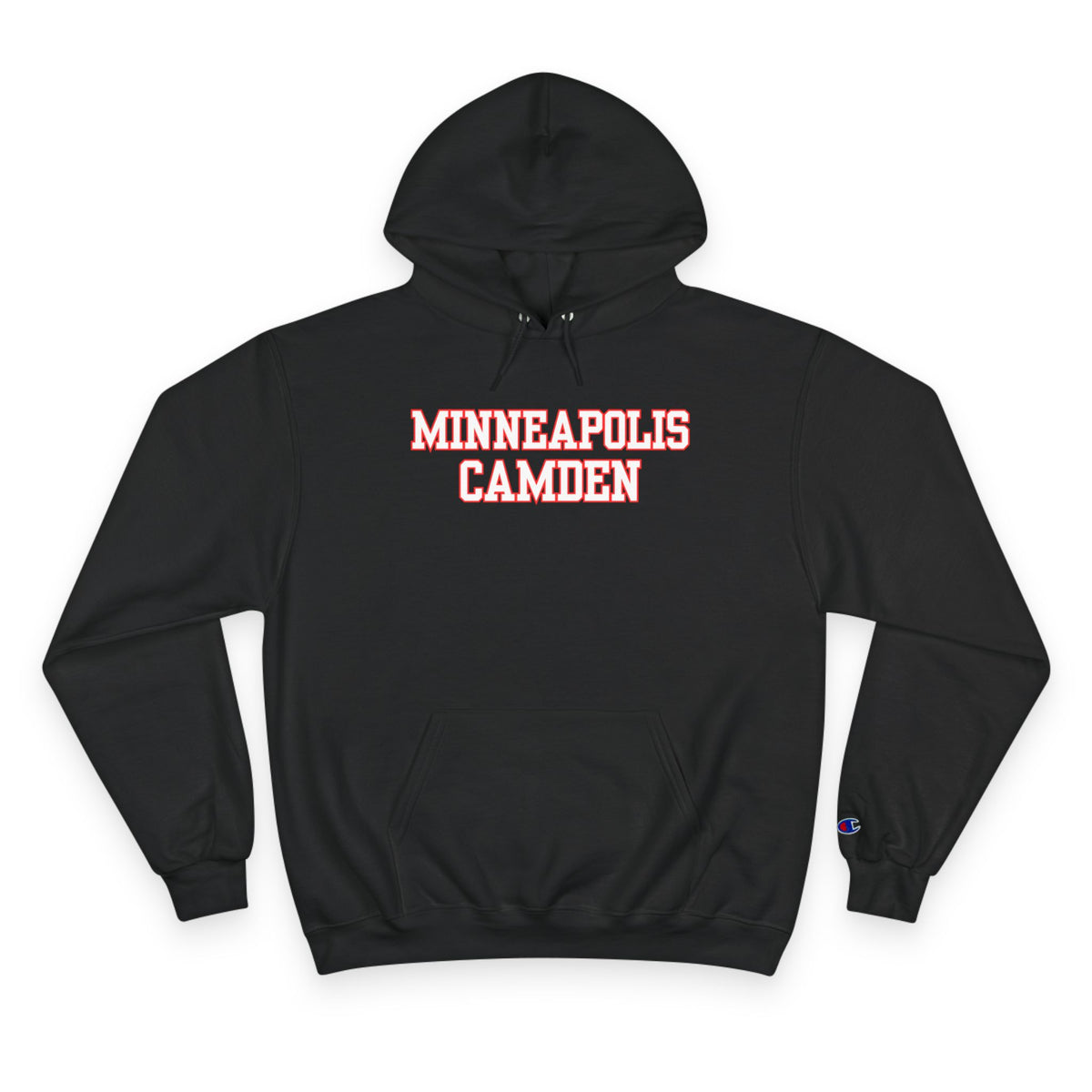 Minneapolis Camden Champion Hoodie — Retro Collegiate Pullover