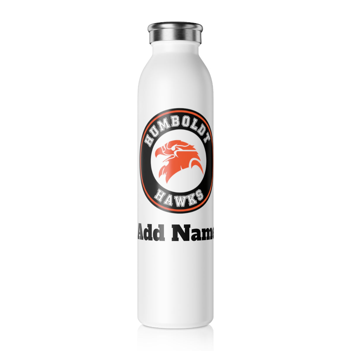 Saint Paul Humboldt Hawks Slim Water Bottle — Stainless Insulated Bottle