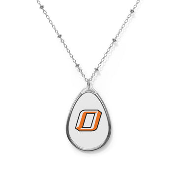 Osseo Orioles Oval Pendant Necklace