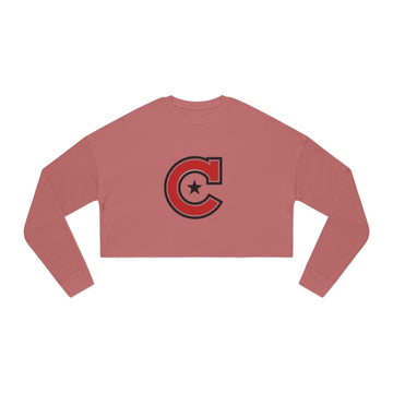 Minneapolis Camden Trendy Women's Cropped Sweatshirt with Unique Graphic Design