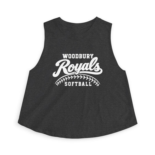 Royals Sotball Women's Crop Top — Vintage Sports Team Style