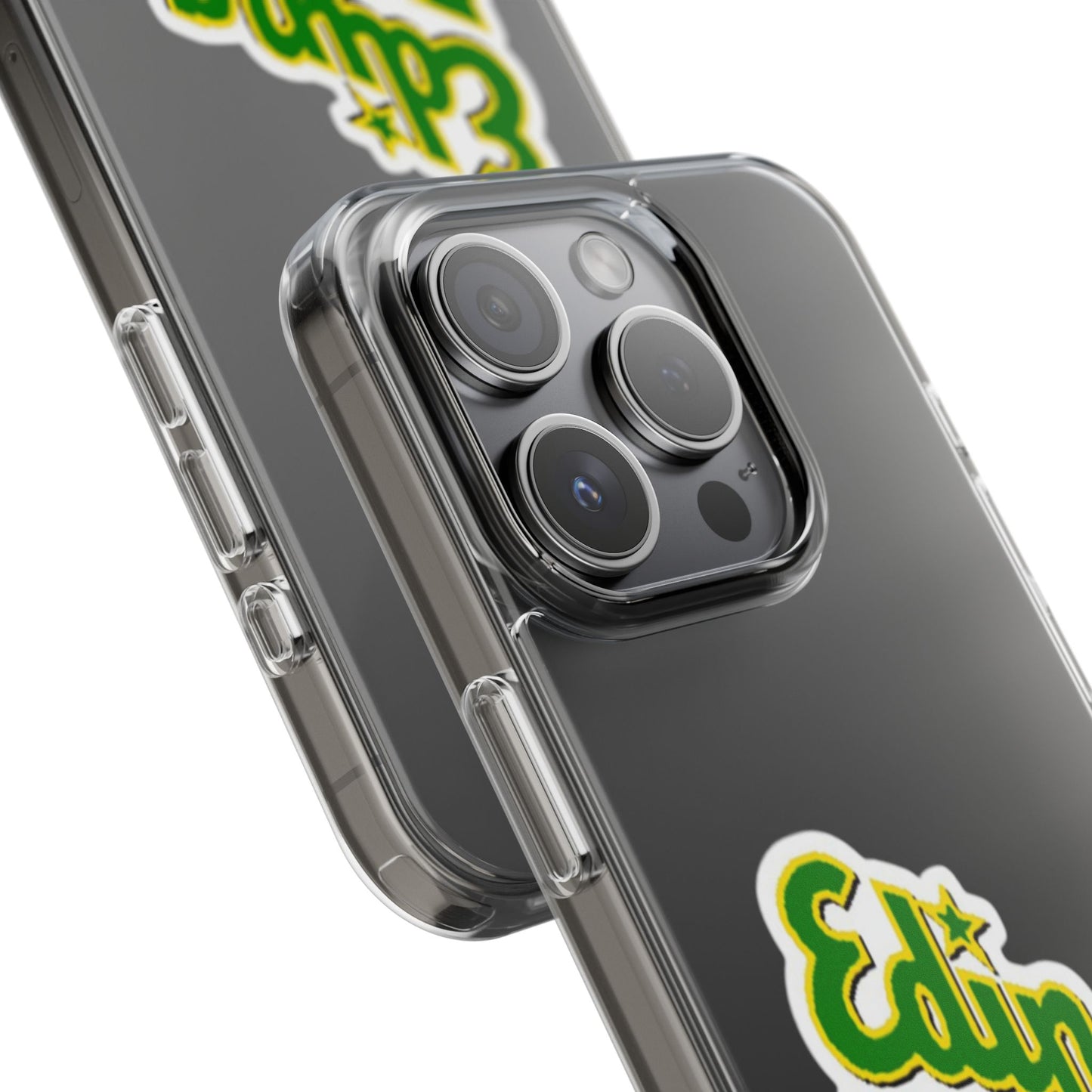 Custom Clear Phone Case with Edina Design - Stylish Protection for Your Smartphone