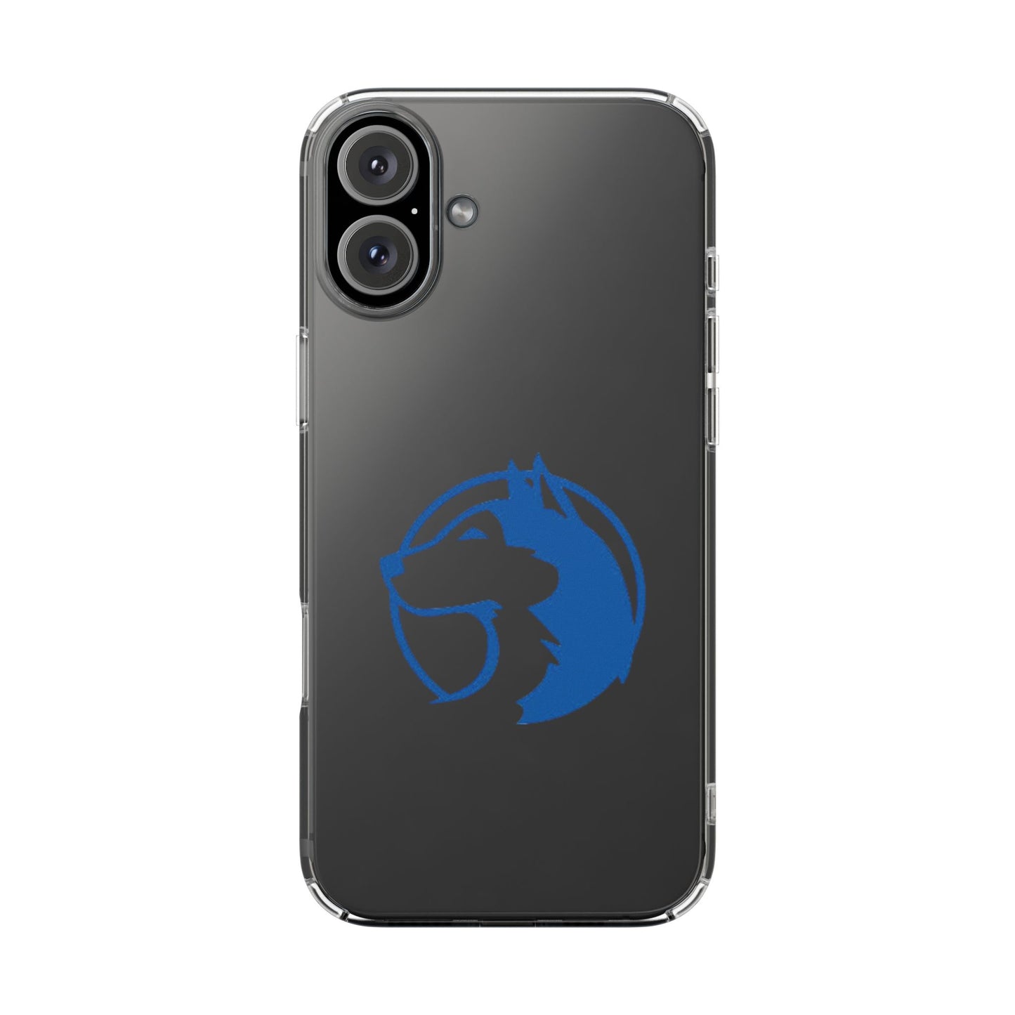 Saint Anthony Huskies Clear Phone Case