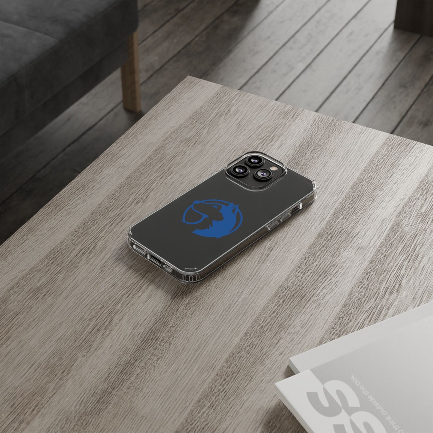 Saint Anthony Huskies Clear Phone Case
