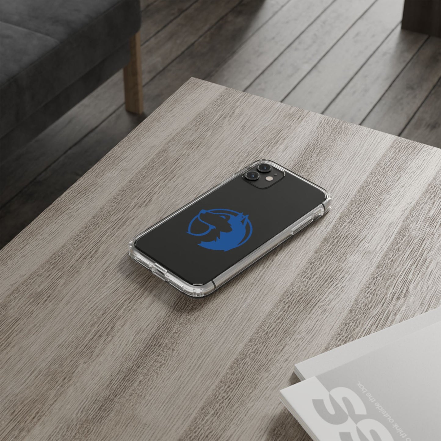 Saint Anthony Huskies Clear Phone Case