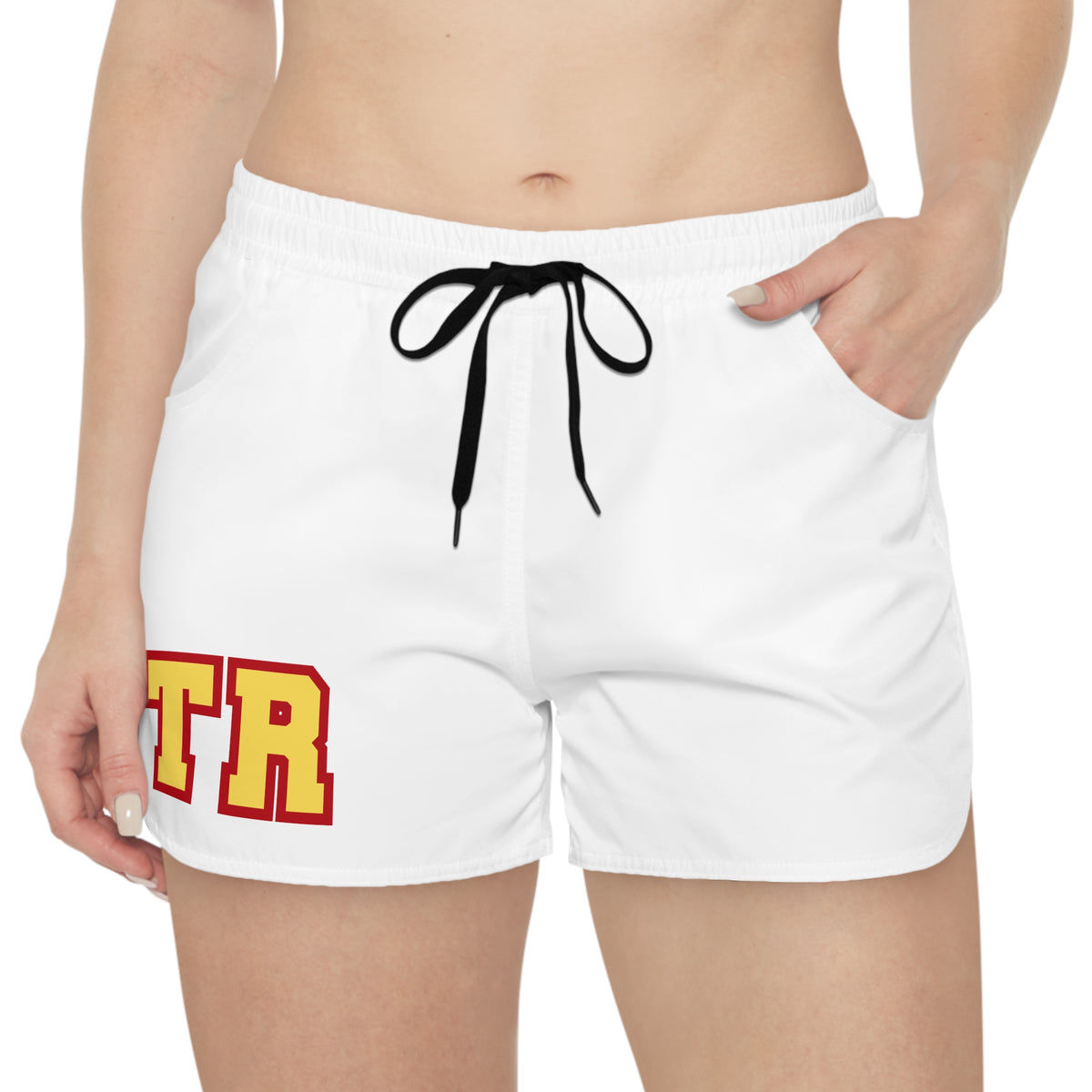 Two Rivers Warriors Women's White Casual Shorts