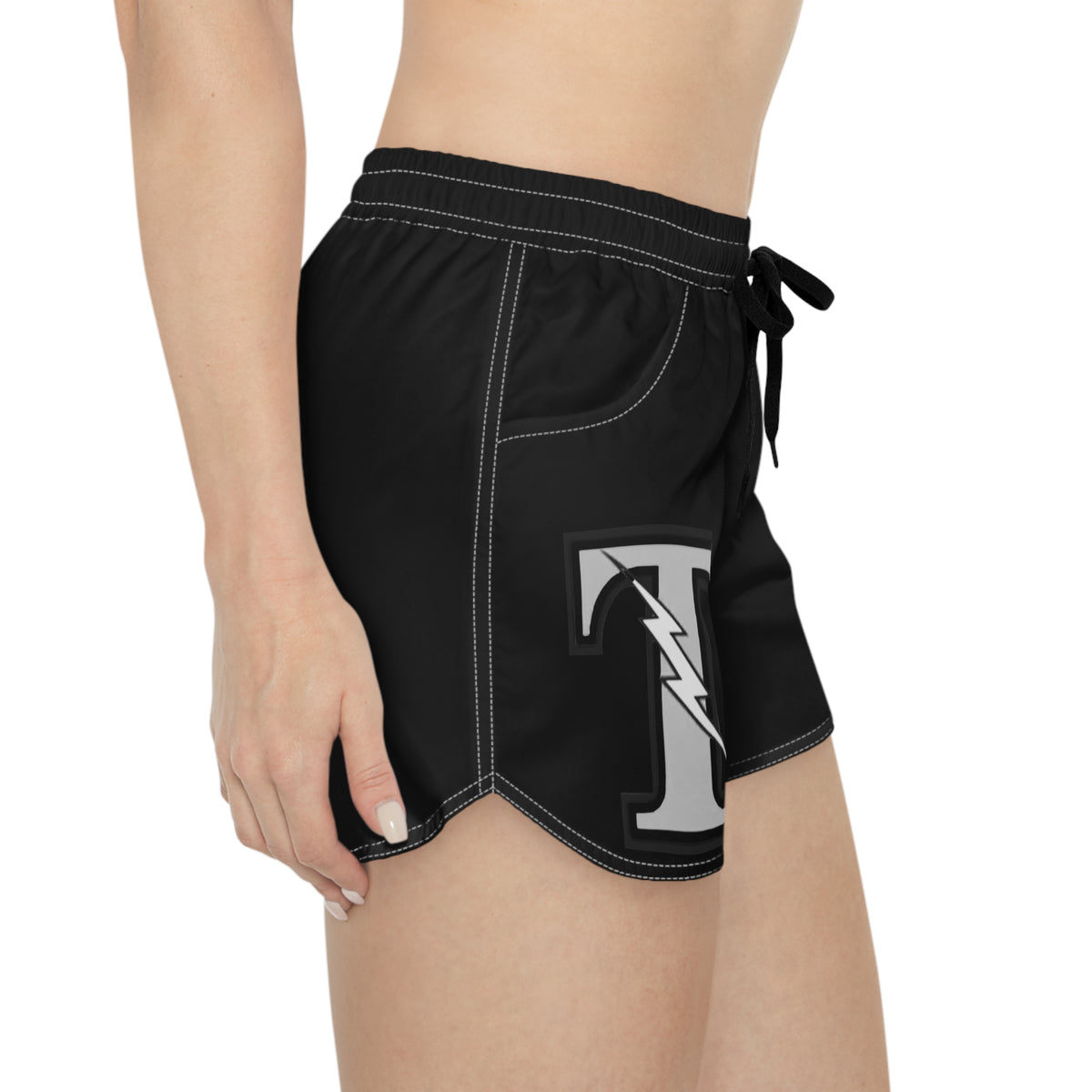 Tartan Titans Black Women's Casual Shorts