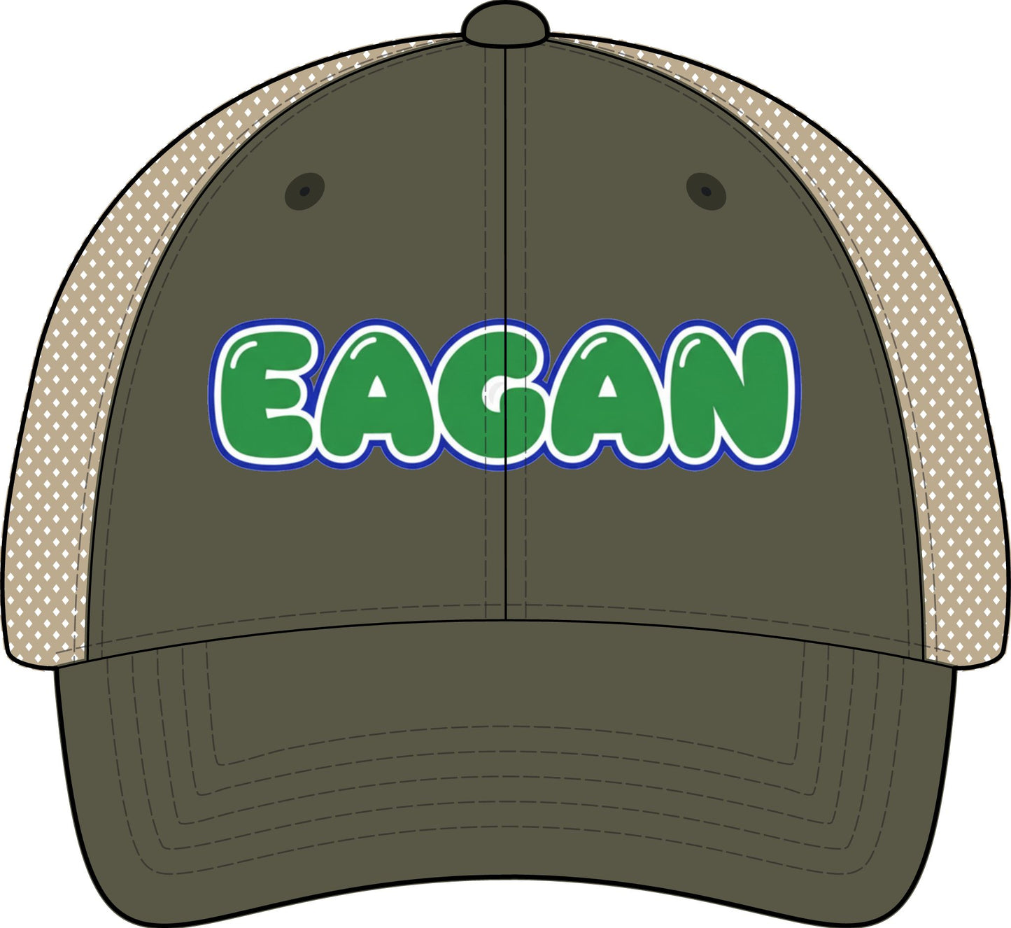 Eagan Wildcats Women's Washed Mesh-Back Cap