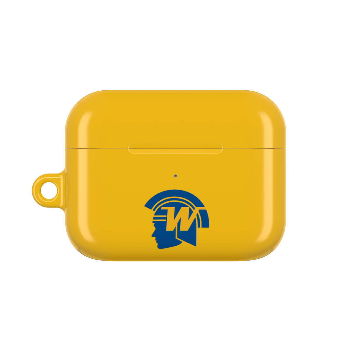 Wayzata Trojans Yellow AirPod Case with Warrior Design | Perfect for Music Lovers & Students