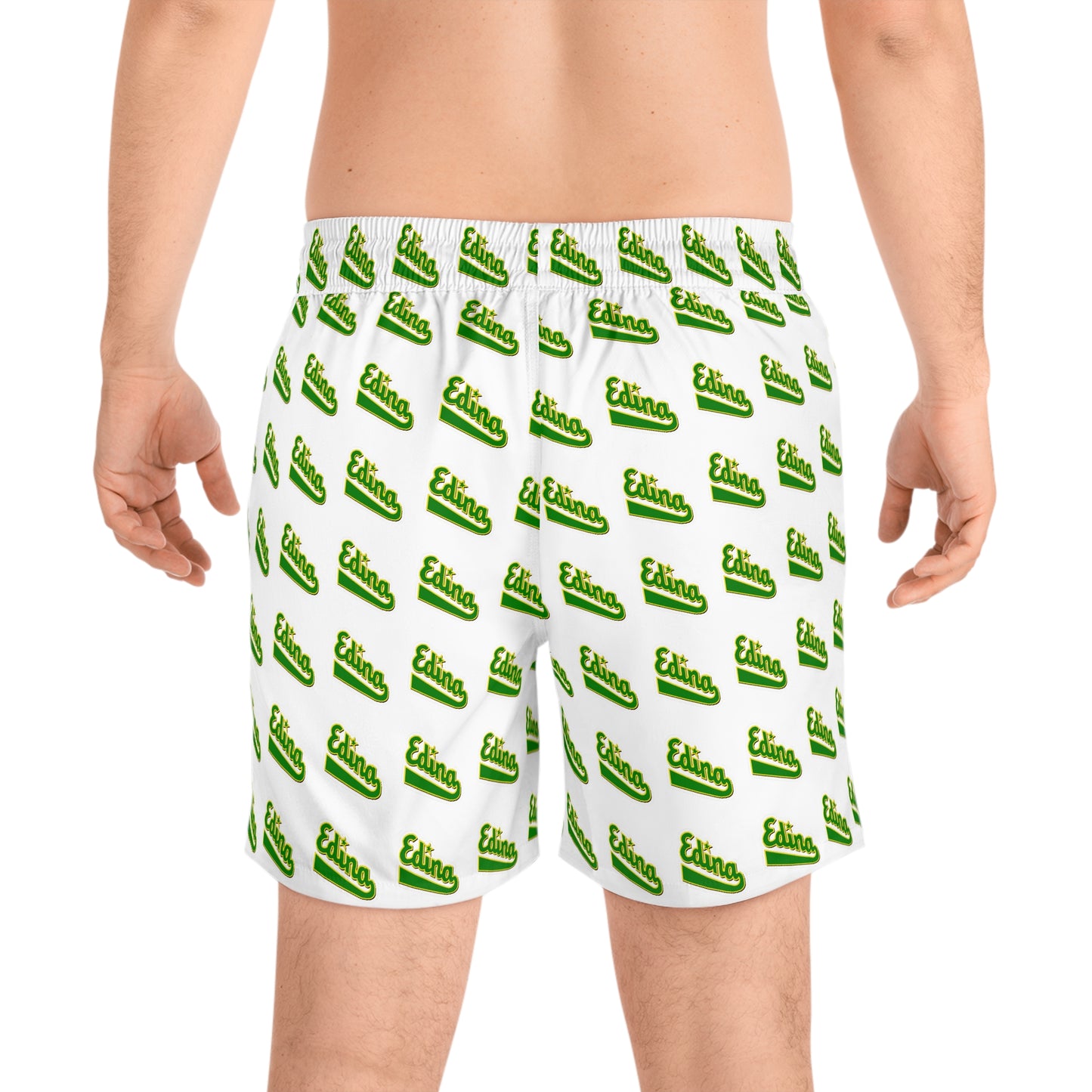 Edina Men's Mid-Length Swim Shorts - Fun Summer Swimwear for Beach or Pool Days