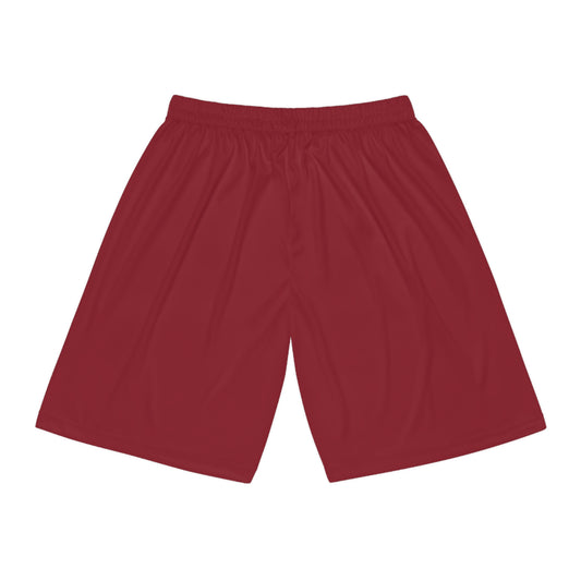 Minneapolis Roosevelt Teddies Maroon Black Basketball Shorts