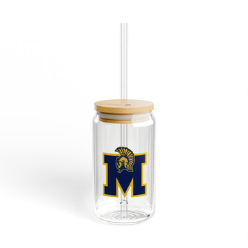 Mahtomedi Zephyrs 16oz Sipper Glass with Bamboo Lid