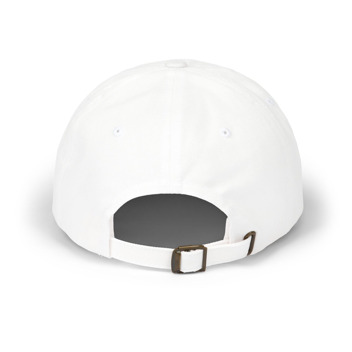 Classic Dad Cap with Harding Knight Embroidery - Casual White Hat for Everyday Wear