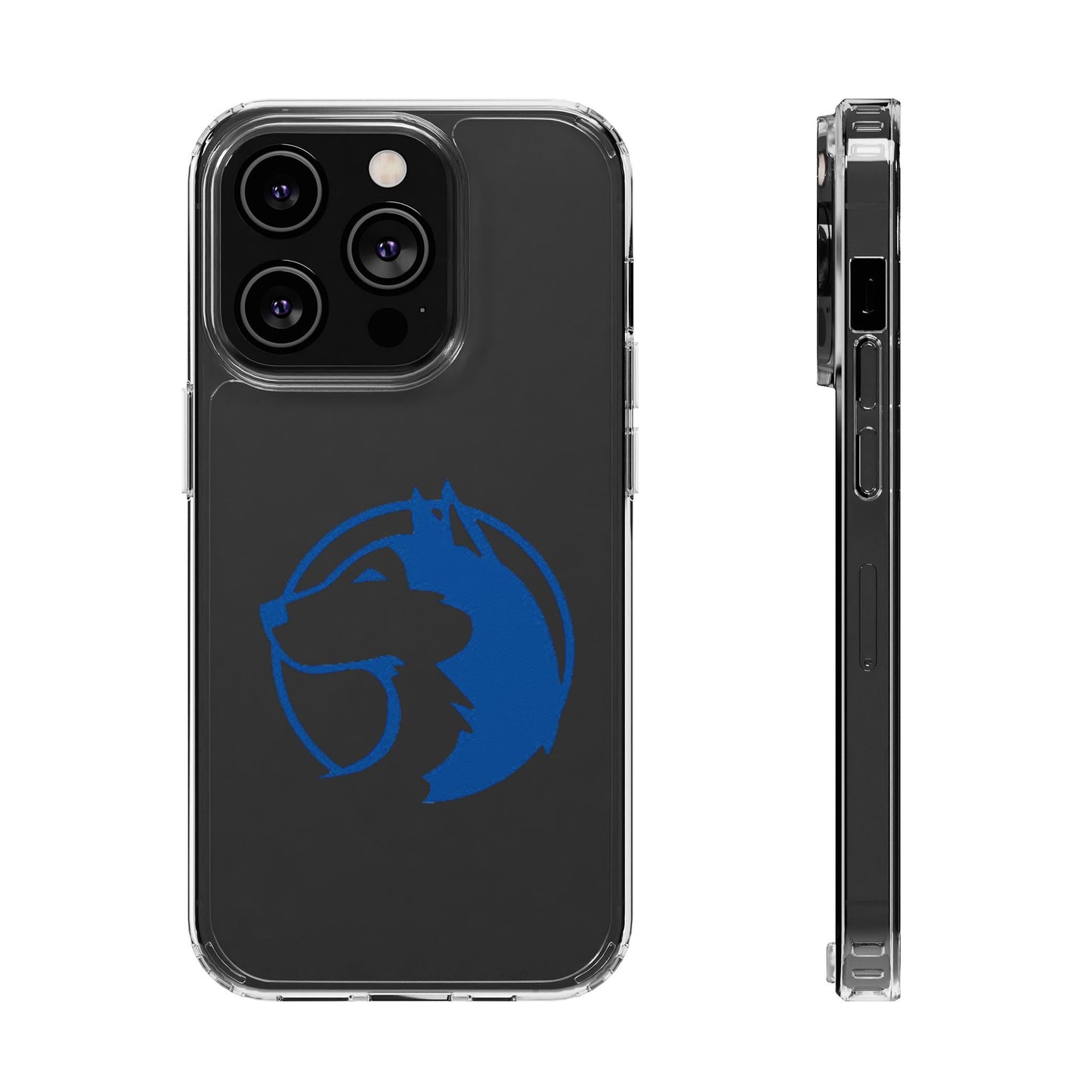 Saint Anthony Huskies Clear Phone Case