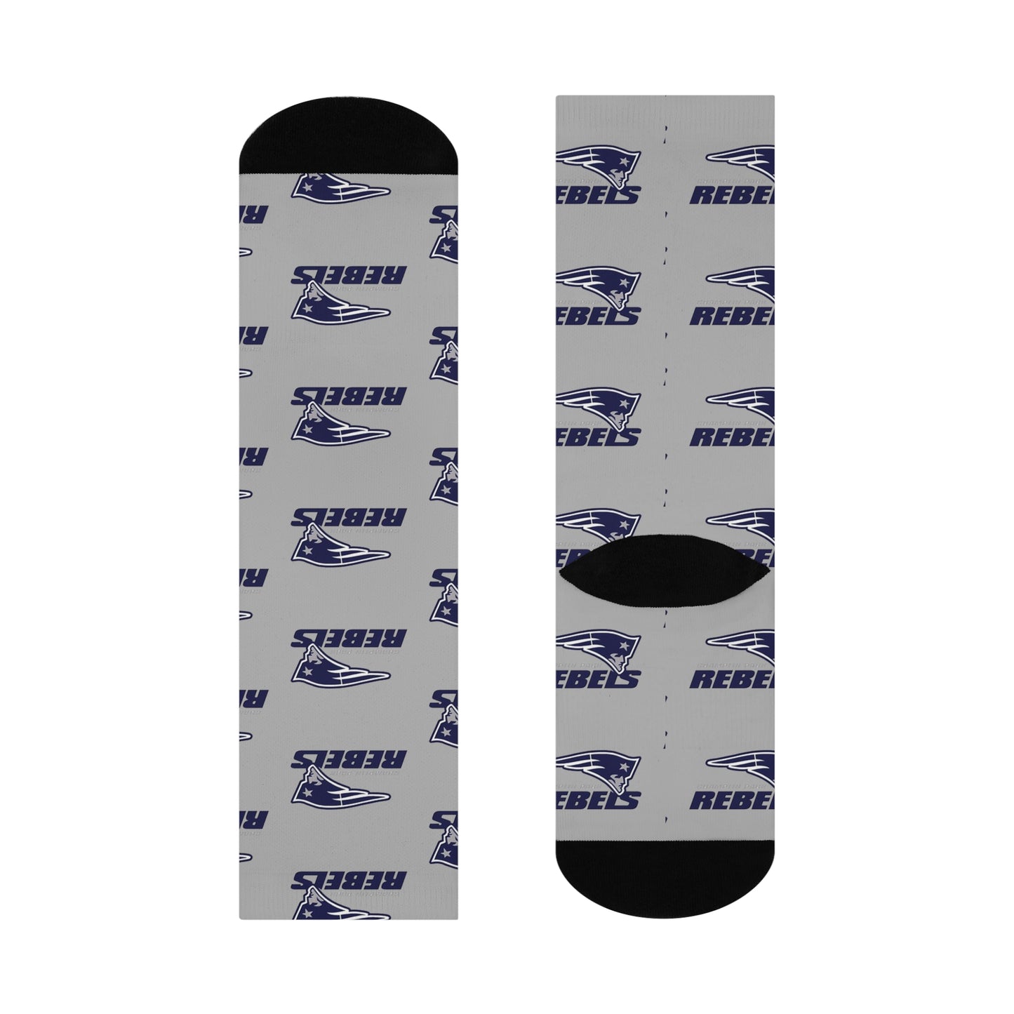 Champlin Park Rebels Trendy Cushioned Crew Socks
