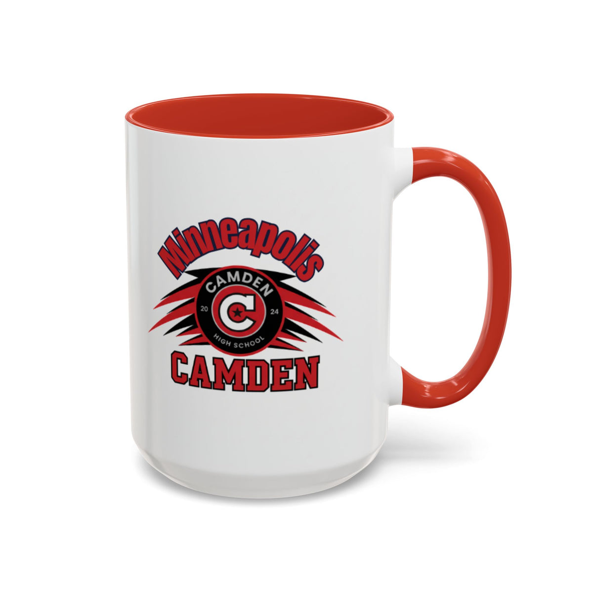Minneapolis Camden Accent Coffee Mug - Stylish 15 oz or 11 oz