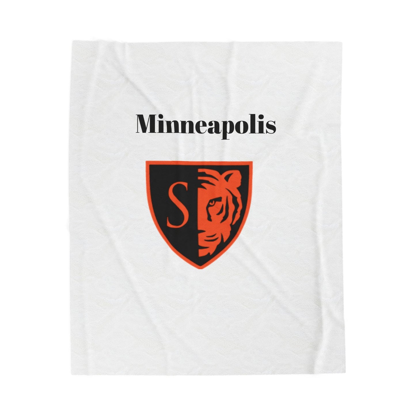 Minneapolis South Tigers Velveteen Blanket - Cozy and Loungey