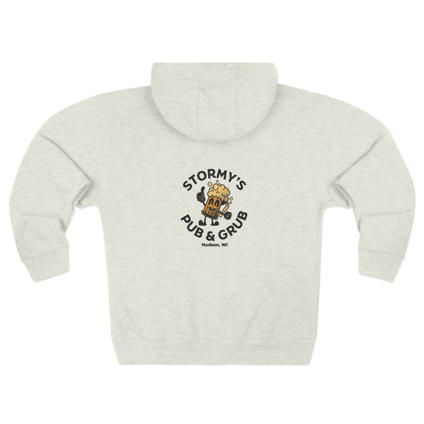 Stormy's Pub & Grub Logo Vintage-Style Hooded Zip-Up