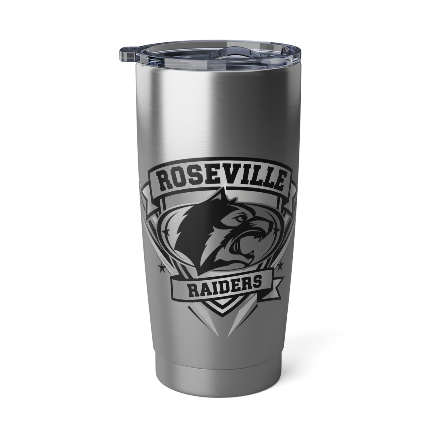 Roseville Raiders 20oz Travel Tumbler