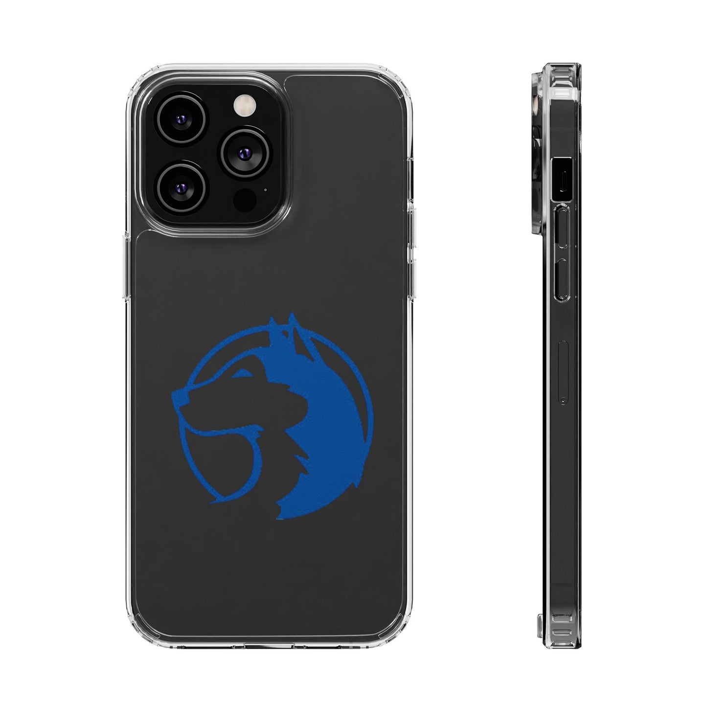Saint Anthony Huskies Clear Phone Case