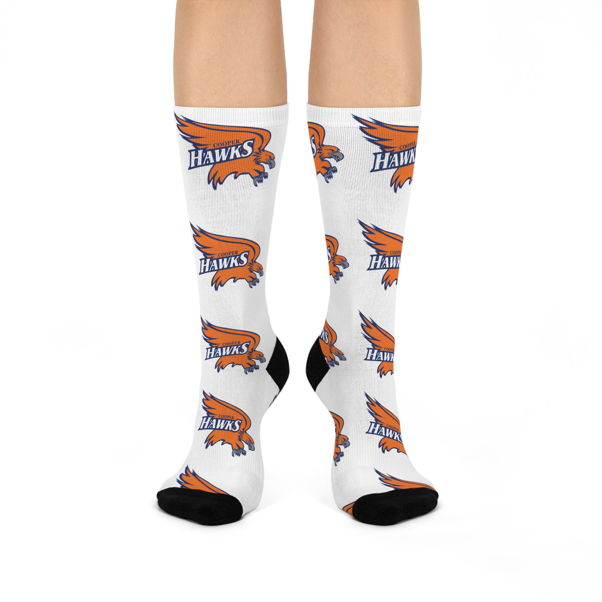 Robbinsdale Cooper Hawks Cushioned Crew Socks - Team Spirit Sports Socks