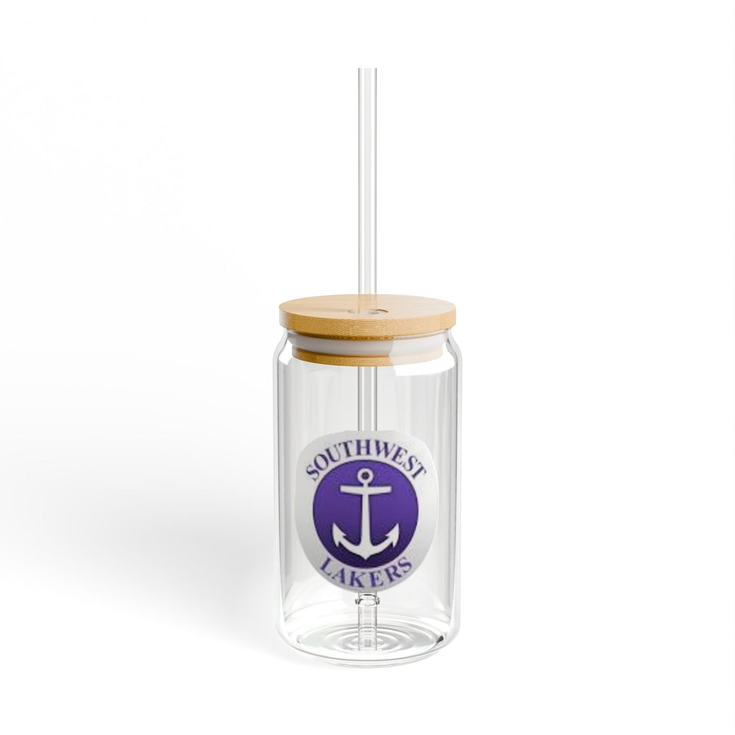 Minneapolis Southwest Lakers 16oz Sipper Glass - Eco-Friendly Drinkware for Events & Everyday Use