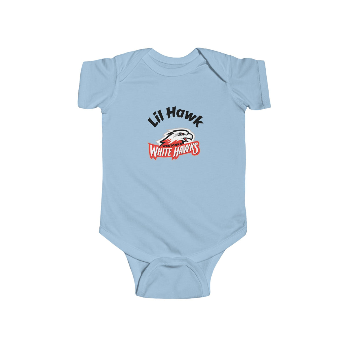 Mound Westonka White Hawks Infant Bodysuit - Perfect Baby Shower Gift