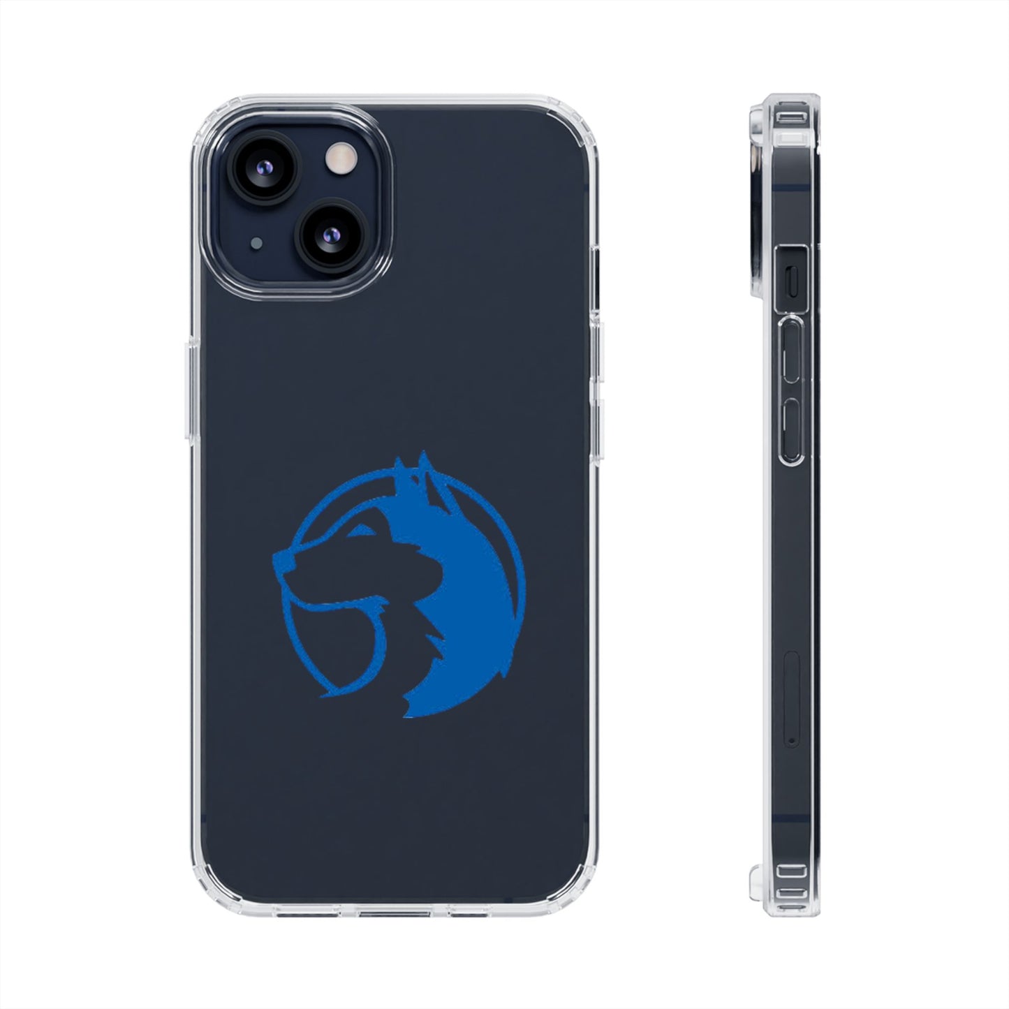 Saint Anthony Huskies Clear Phone Case