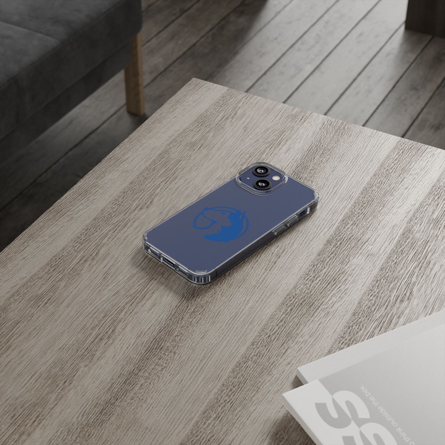Saint Anthony Huskies Clear Phone Case