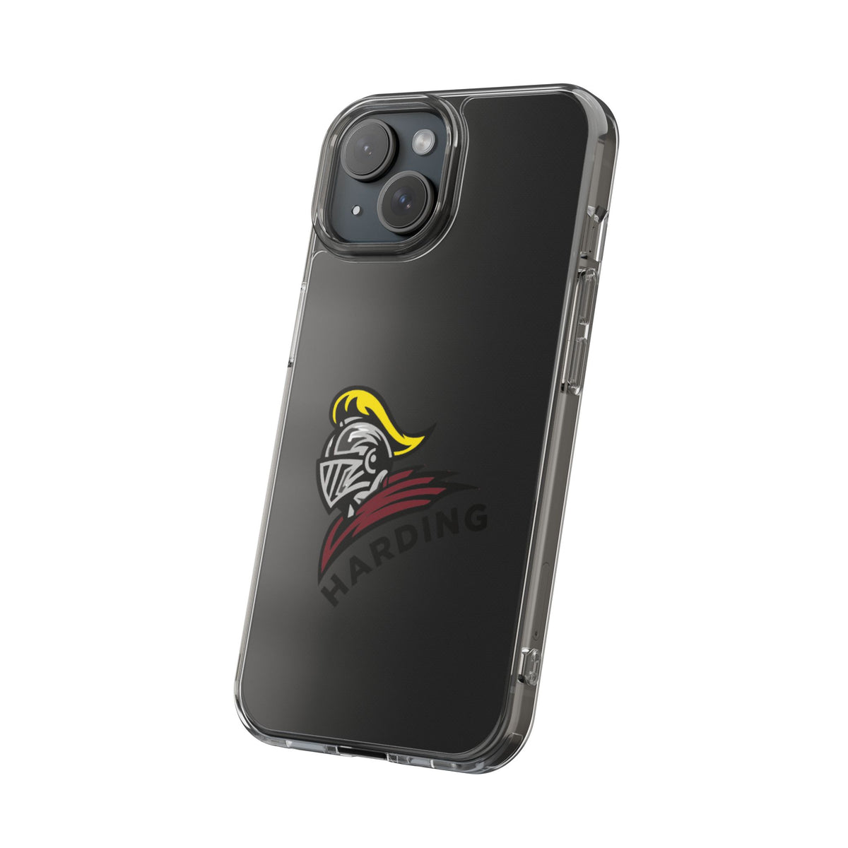 Clear Phone Case with Harding Logo