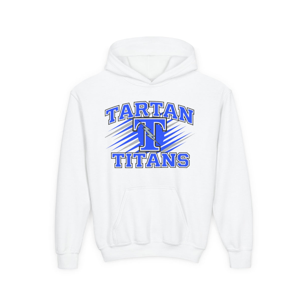 Tartan Titans Youth Heavy Blend Hooded Sweatshirt – Perfect for Team Spirit and Casual Wear