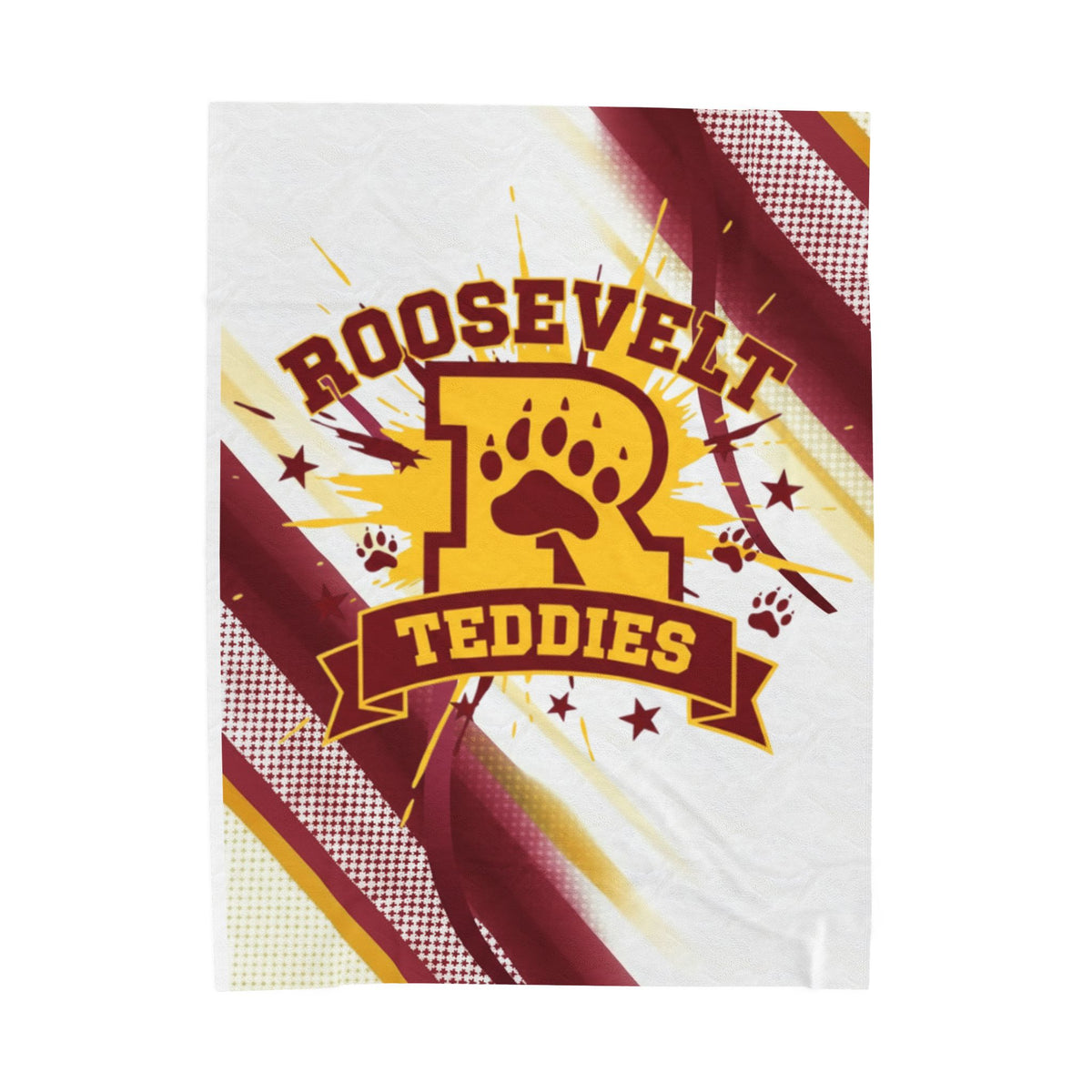 Minneapolis Roosevelt Velveteen Plush Blanket - Cozy Sports Fan Gift