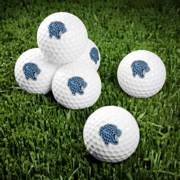 Bloomington Jefferson Jaguars Golf Balls Set - 6 Pack with Unique Design for Golf Enthusiasts