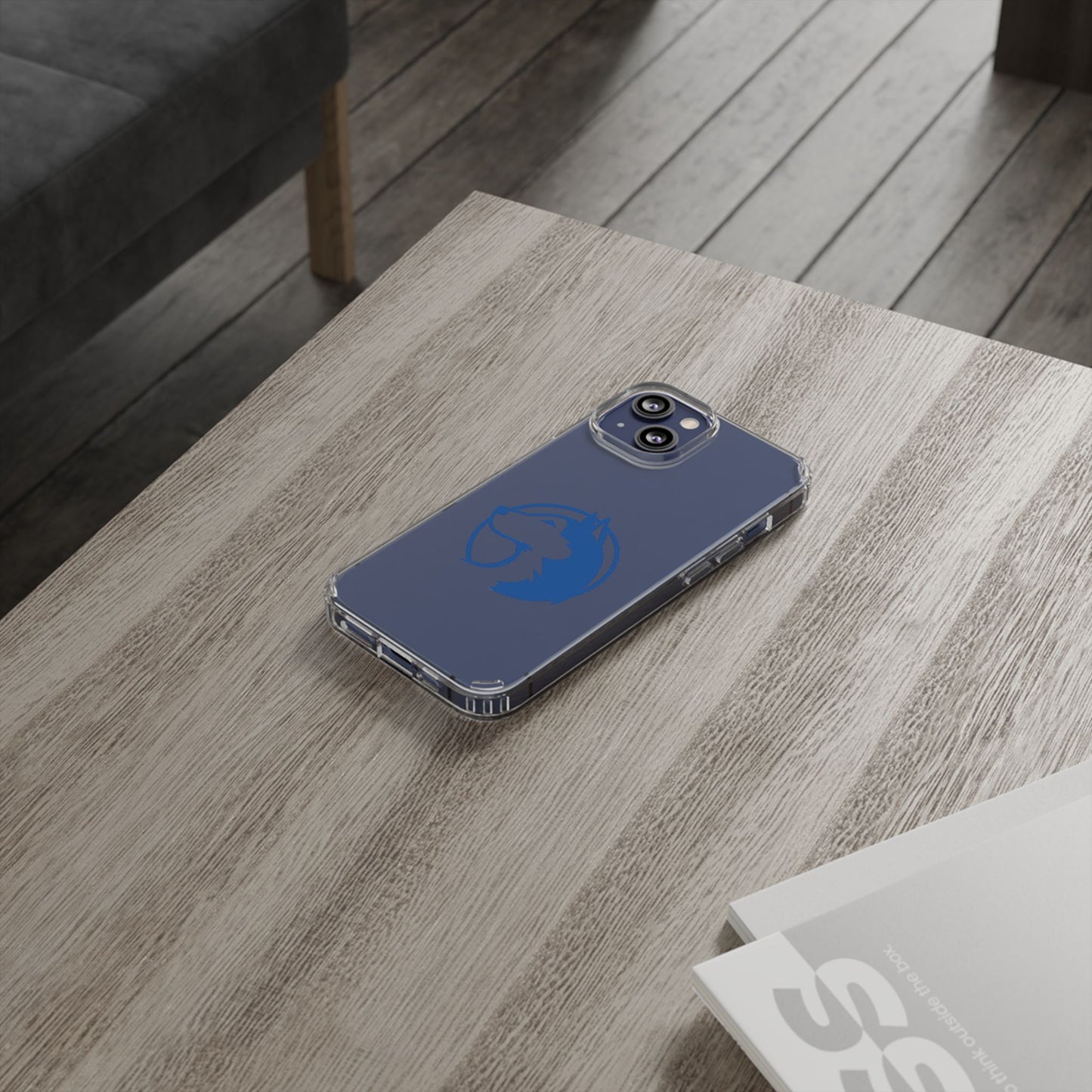 Saint Anthony Huskies Clear Phone Case